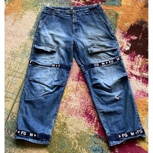 Marithe Francois Girbaud Jeans Mens Size 42x33 Shuttle Tape Baggy Vintage Y2K